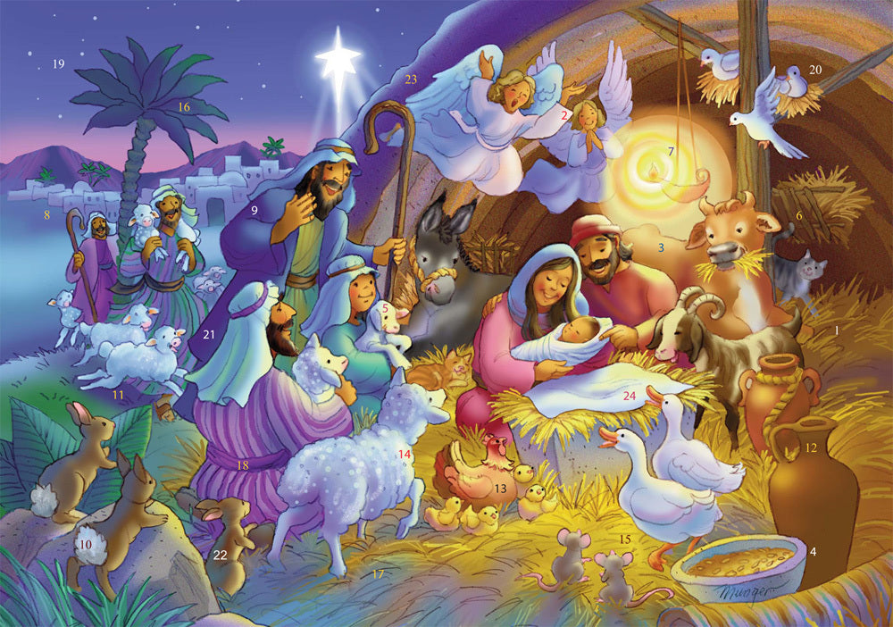 Heavenly Night Advent Calendar - Medium Advent Calendar