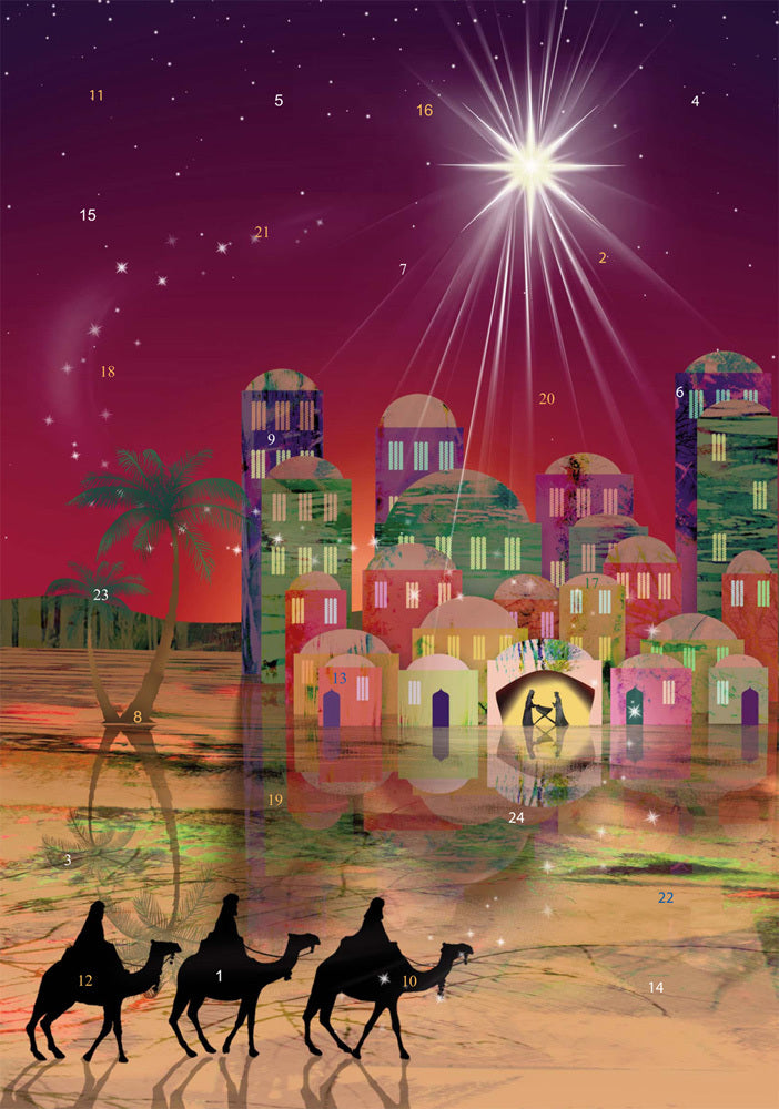 Medium Advent Calendar-Guiding Star (8.25 x 11.75)