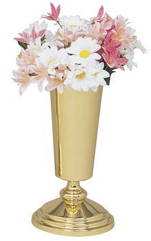 Chapel Vase, EACH, Bright Brass