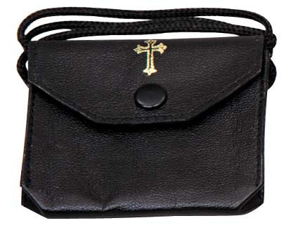 Burse with Gusset, Leather K3125