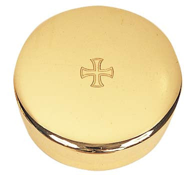 Pyx, Hospital, and Burse, Gold Plated