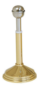 Holy Water Sprinkler and Stand, Brass