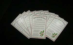 Merry Christmas from Heaven Prayer Card