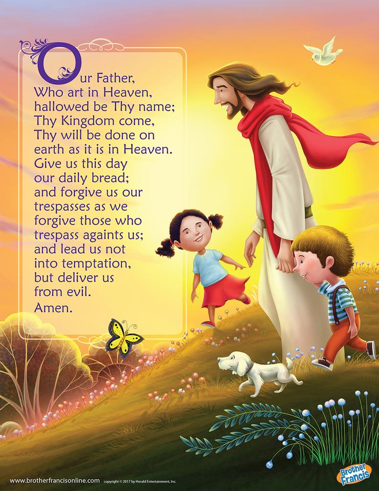 Brother Francis Mini Poster - Our Father