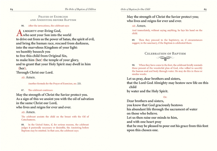 The Order of Baptism of Children