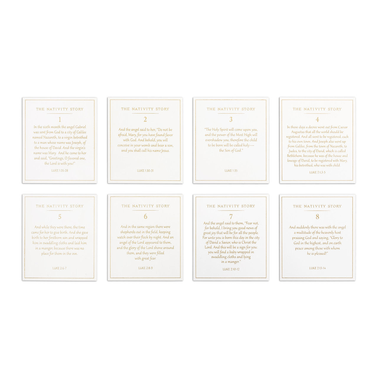 Nativity Story Cards Set