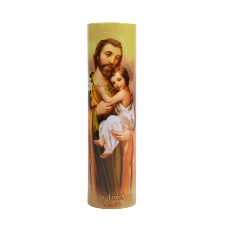 LED Candle - St. Joseph