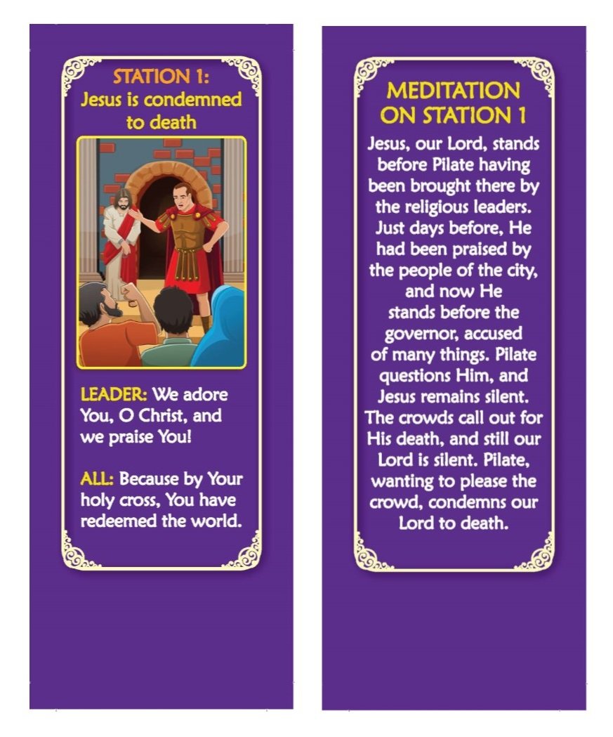 Brother Francis Devotional Fan - The Traditional Stations Of The Cross