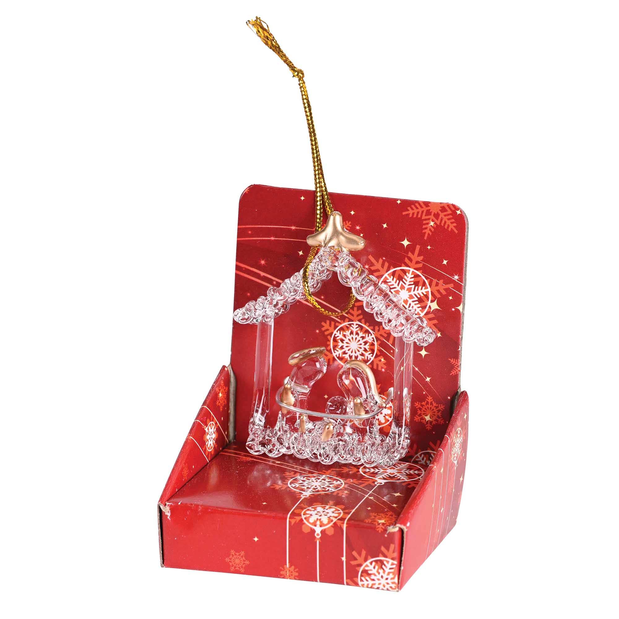 Ornament Holy Family And Angel Assorted