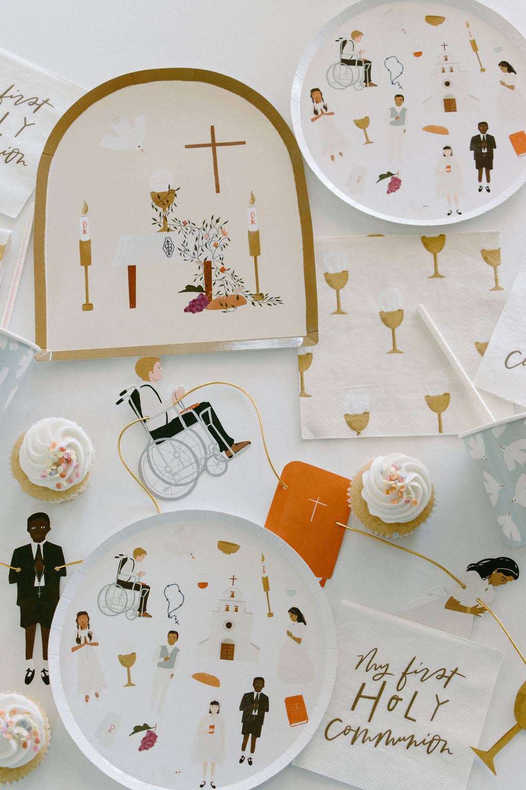 Communion Dinner Napkins | Catholic Party Paper Goods