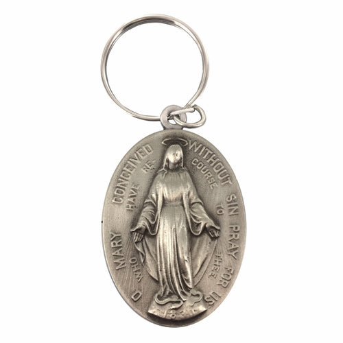 Oval Miraculous Key Chain