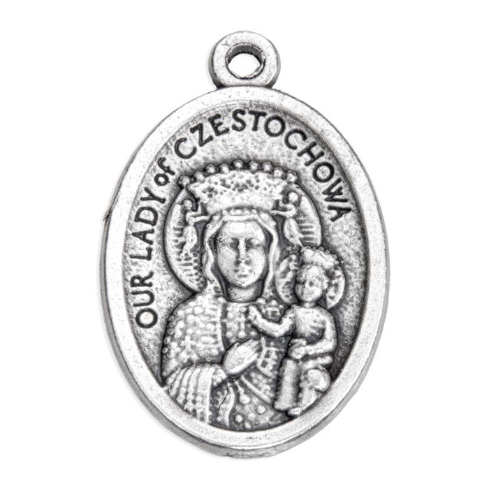 Our Lady of Czestochwa and Sacred Heart of Jesus Medal