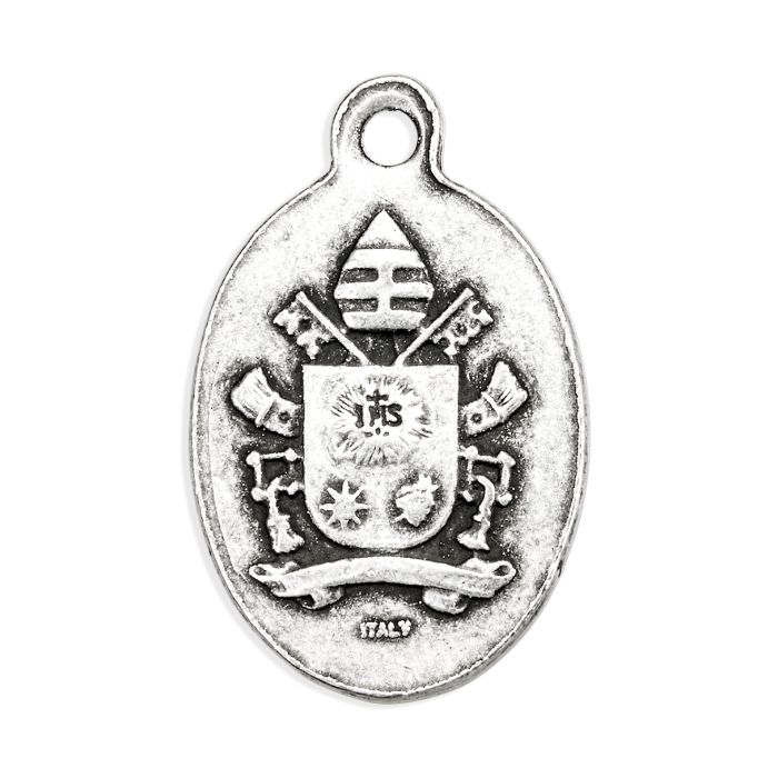 Pope Francis oxidized medal