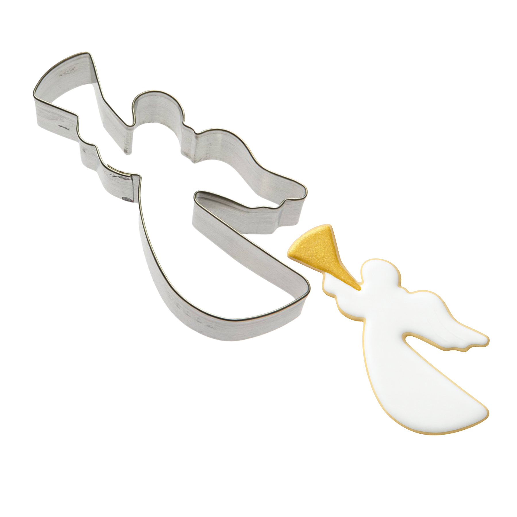 Angel Gabriel Cookie Cutter 4.25"
