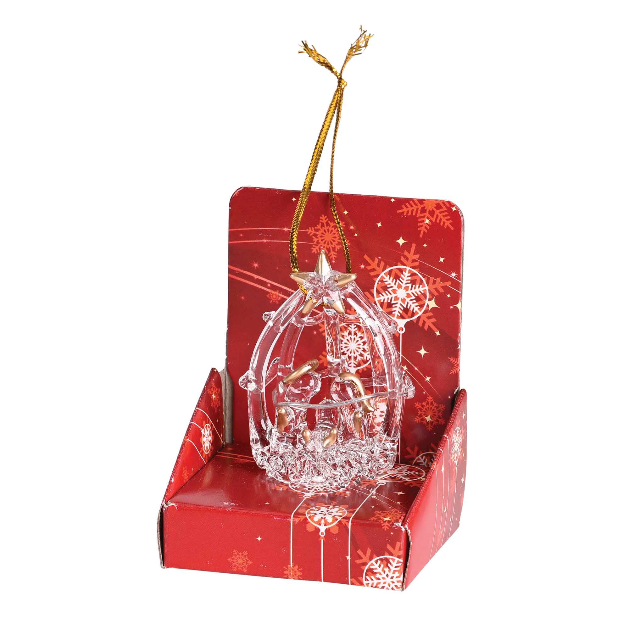Ornament Holy Family And Angel Assorted