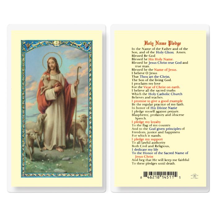Holy Name Pledge Card