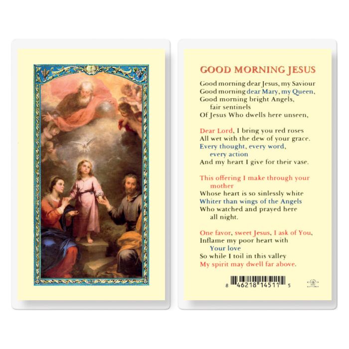 Good Morning Jesus- Holy Family