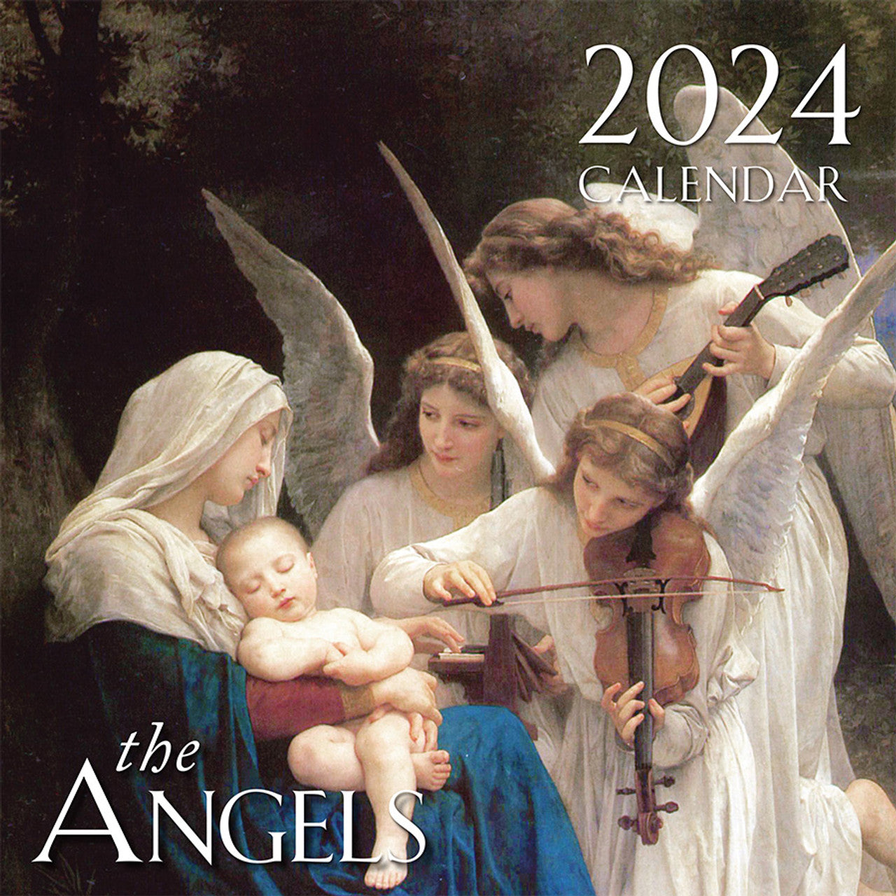 Calendario de pared católico de los ángeles 2023