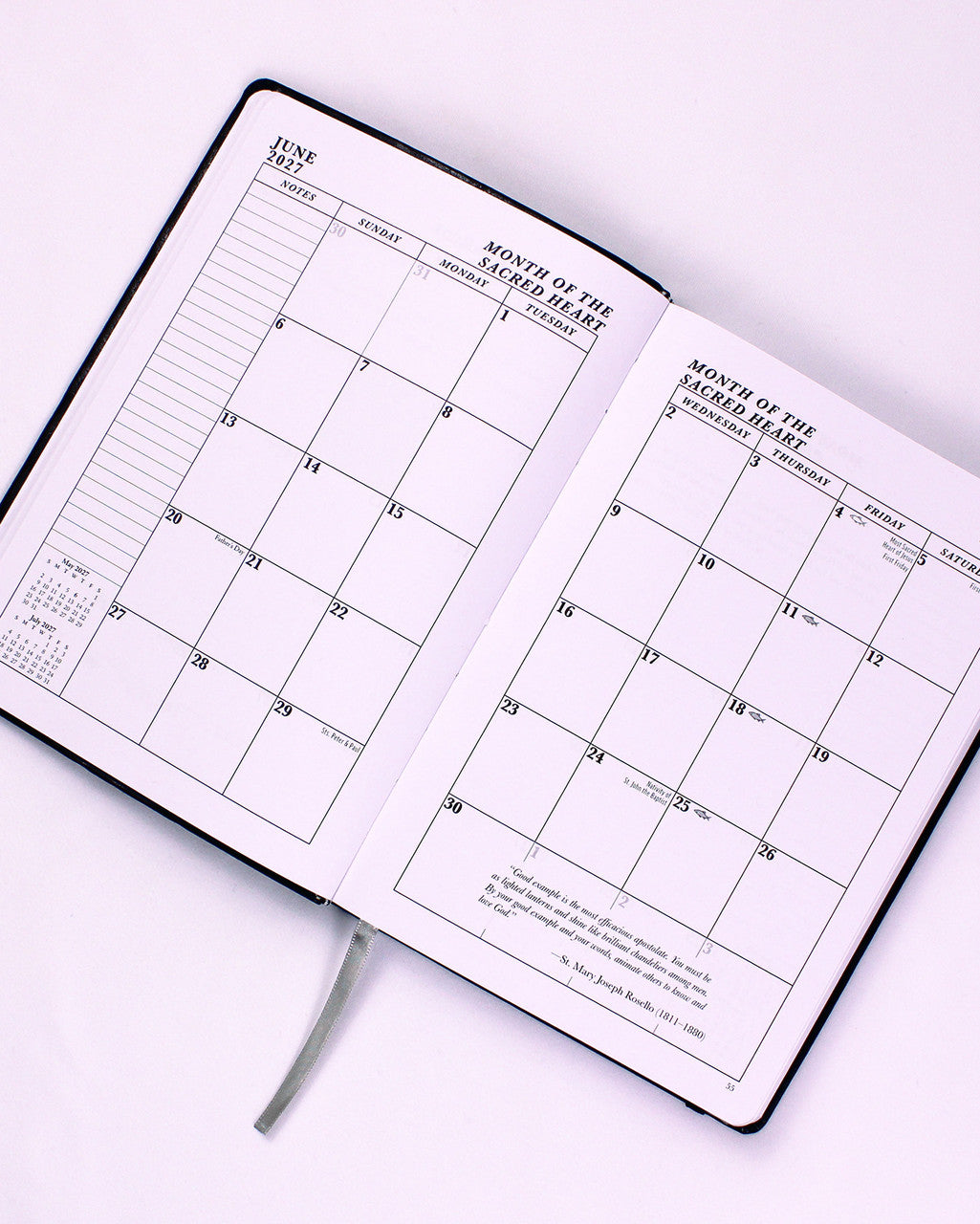 2027 JMJ Daily Planner and Calendar