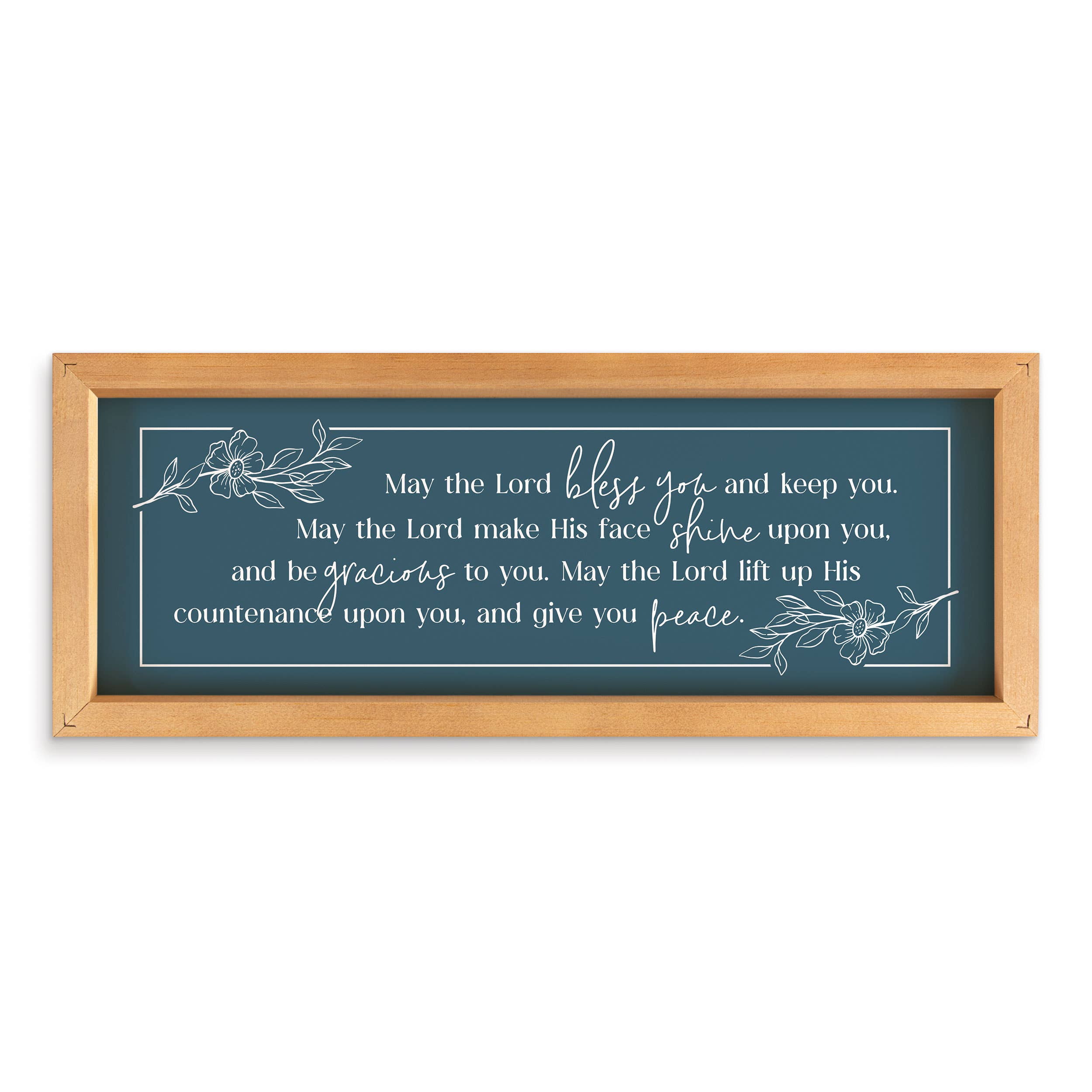 May The Lord Bless You And Keep You 21" x 8.25" Framed Art