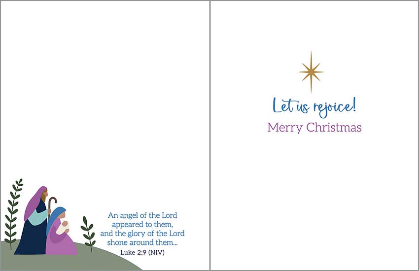 Box/Pack Scripture Christmas Card - O Night Divine