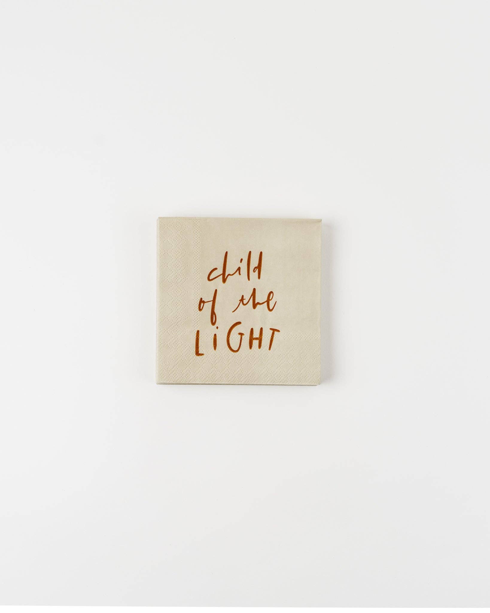 Child of the Light Cocktail Napkins | Catholic Party Goods