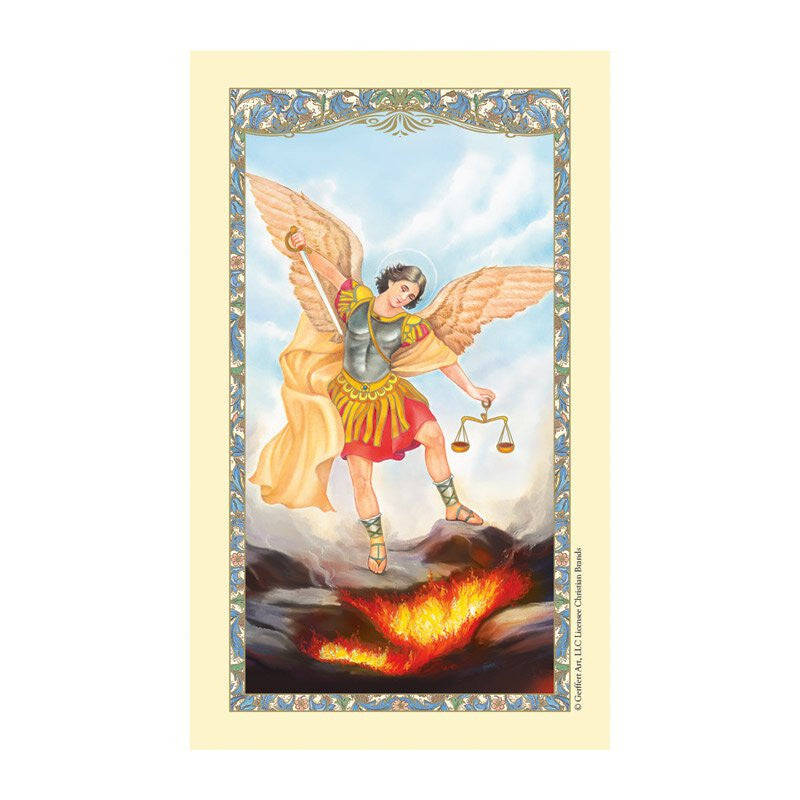 St. Michael Armed Forces Laminated Holy Card