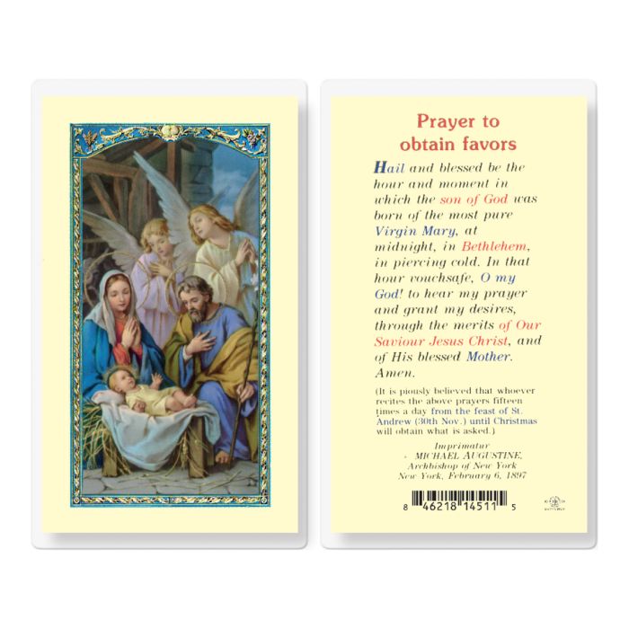 Prayer To Obtain Favors - Christmas