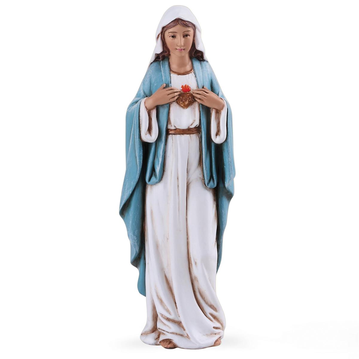 Immaculate Heart of Mary Figure/Statue, 4"