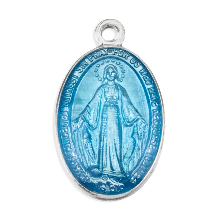 Enameled Miraculous Medal 3/4"