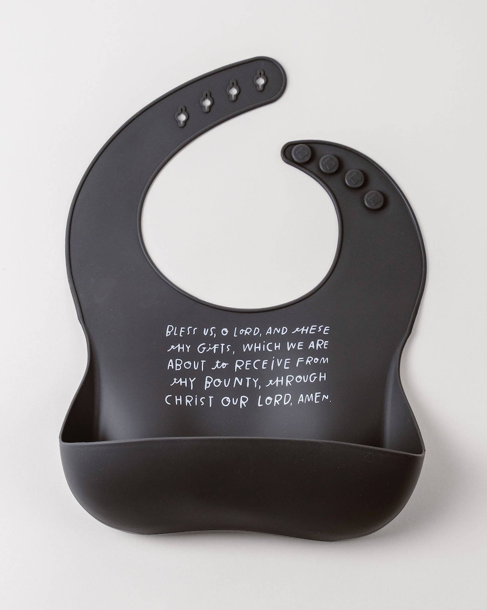 Catholic Meal Blessing Bib | BPA Free Bib | Gift For Baby