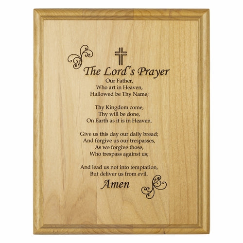 The Lord's Prayer Plaque