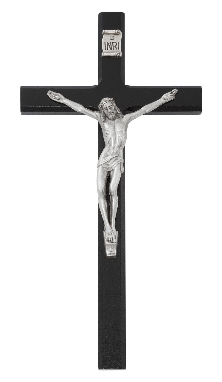 10" Black Crucifix