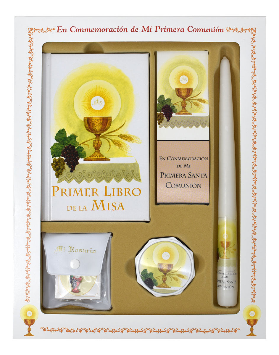 Primer Libro De La Misa (My First Eucharist) Deluxe Set