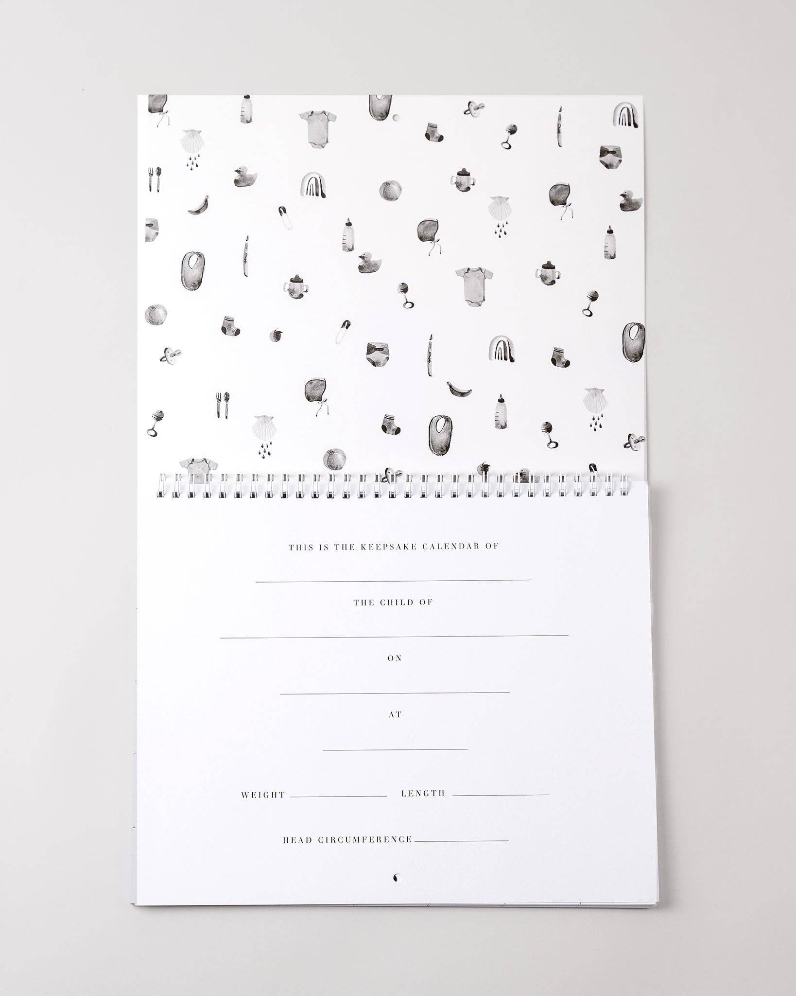 Christian Baby Milestone Calendar | Gift | Keepsake Decor