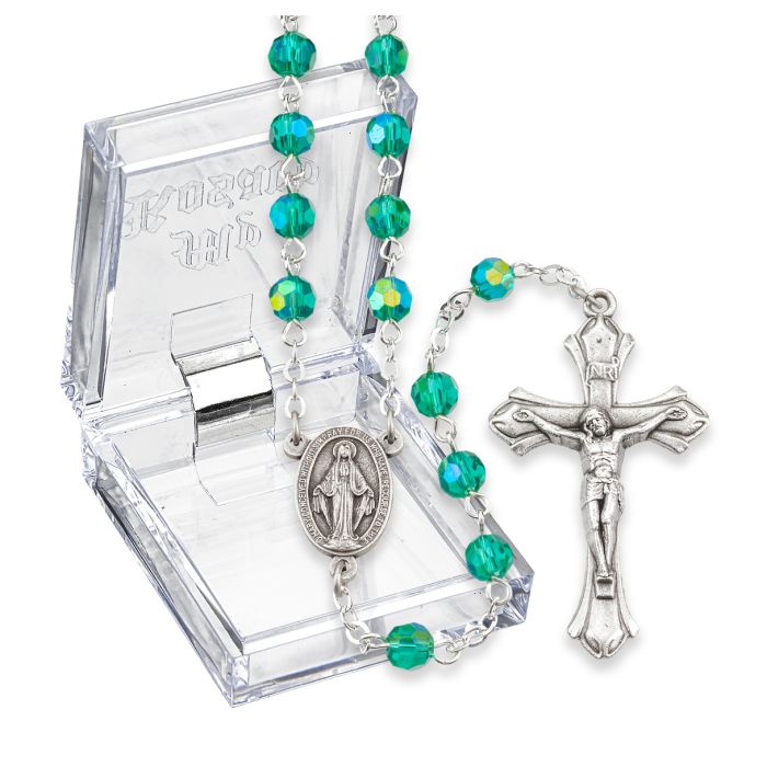 Birthstone May Emerald Rosary
