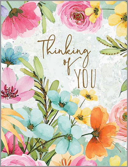 With Scripture Thinking of You Greeting Card - Flower Market