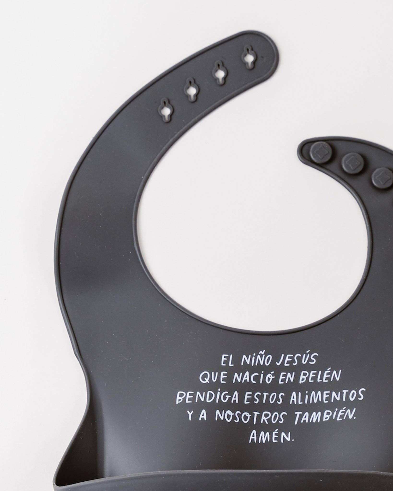 Catholic Meal Blessing Bib | BPA Free Bib | Gift For Baby