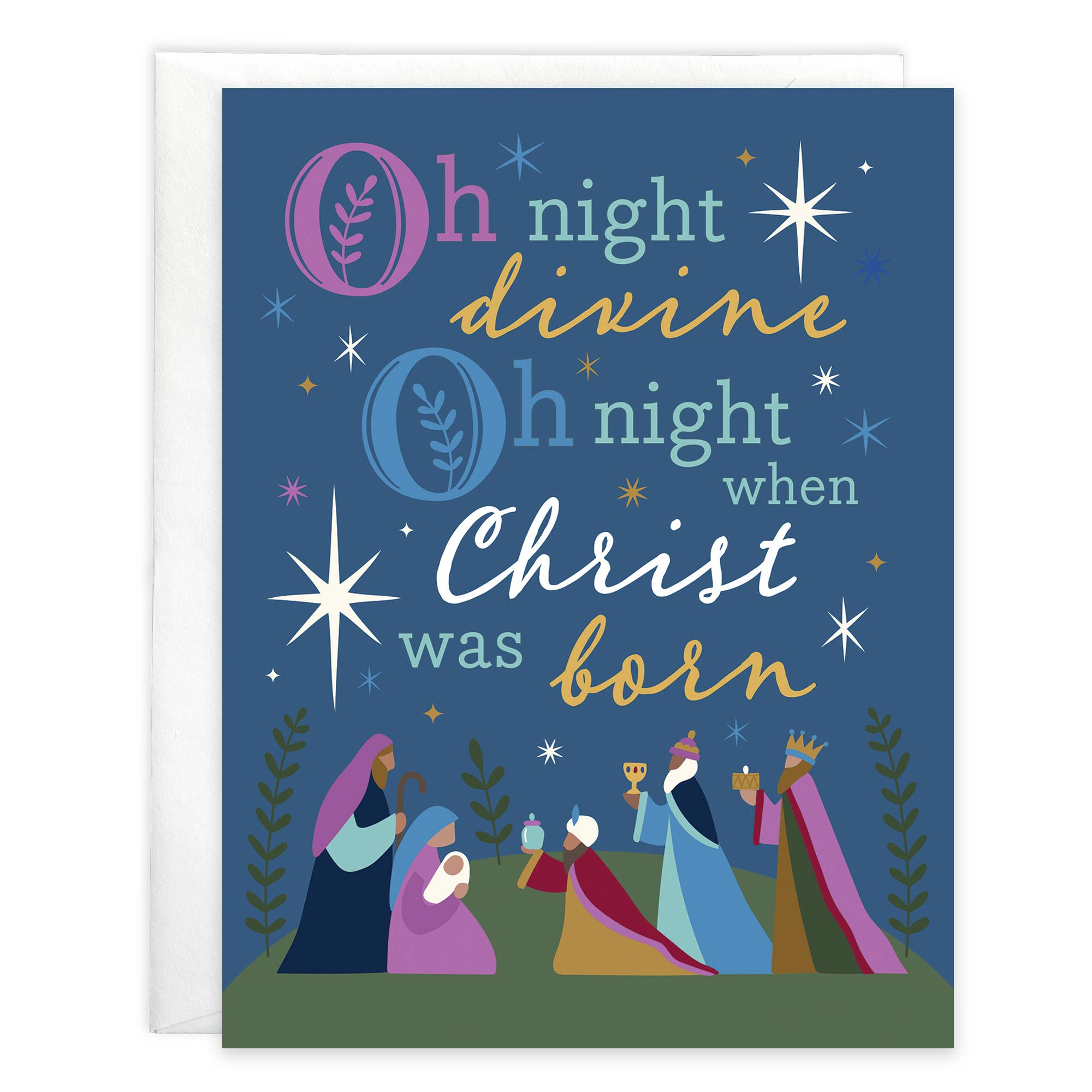 Box/Pack Scripture Christmas Card - O Night Divine