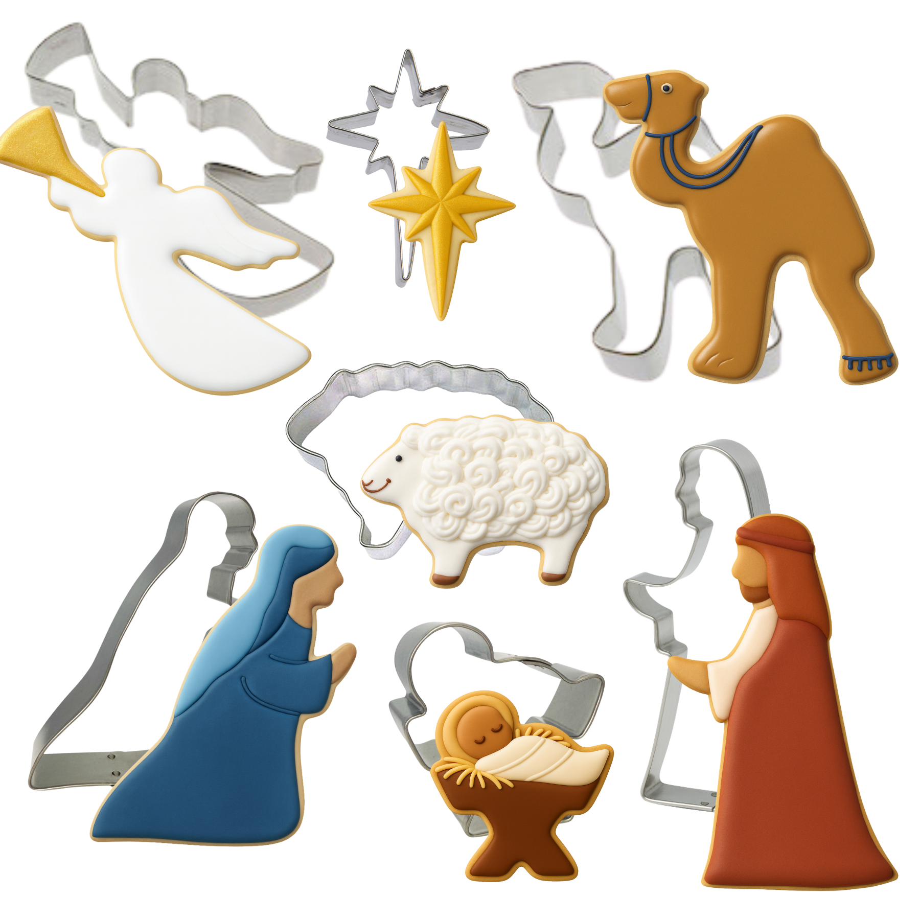 Nativity Cookie Cutter Set 7 Pc Box Set