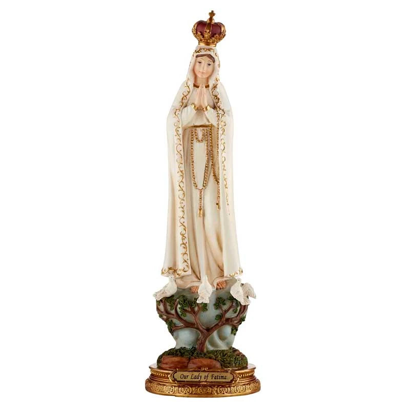 12" Height Our Lady of Fatima Statue