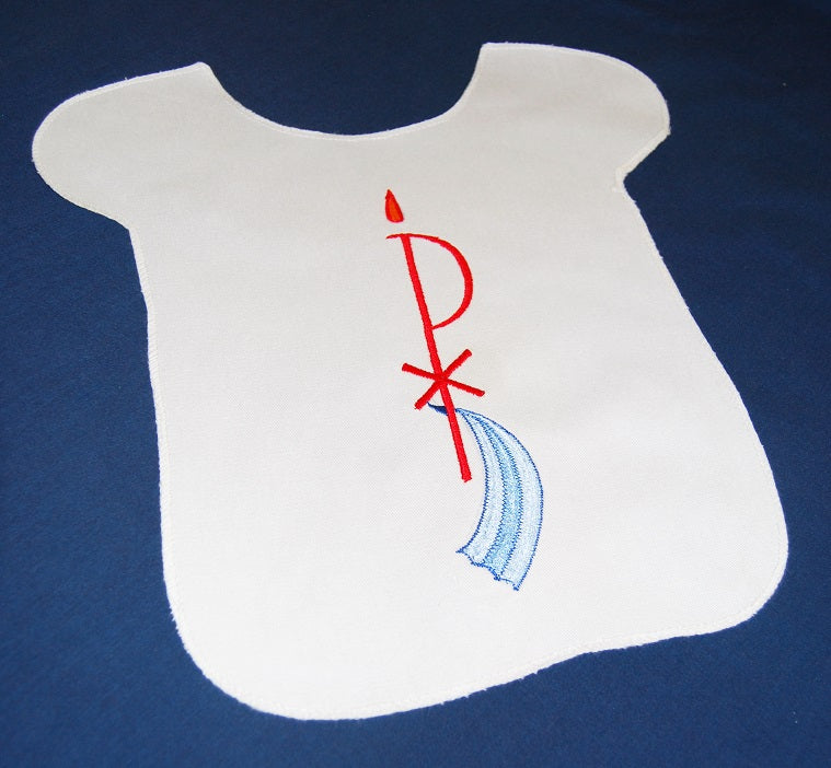 One-sided Baptism Bib