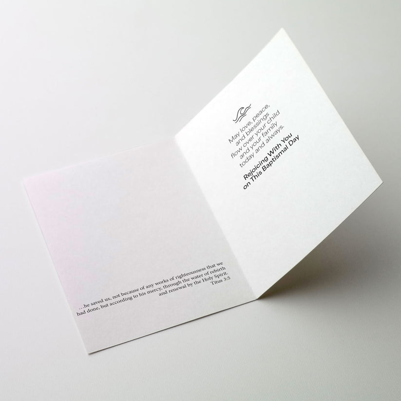 Baptismal Blessings - Baptism Card