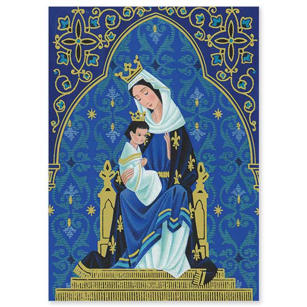Come Let Us Adore Miracle of Christmas Card
