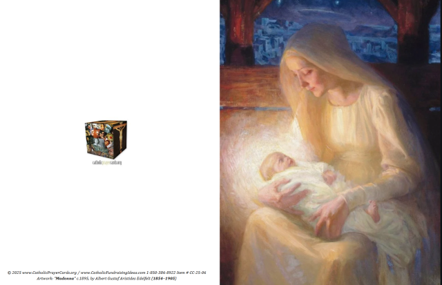 Madonna & Child Christmas Card Set
