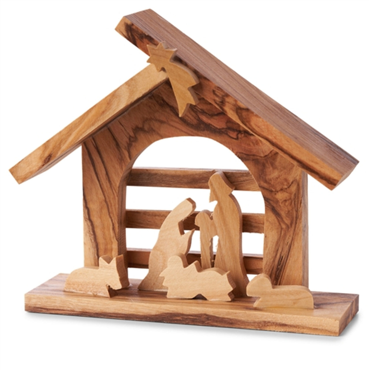 Nativity Grotto with Fence