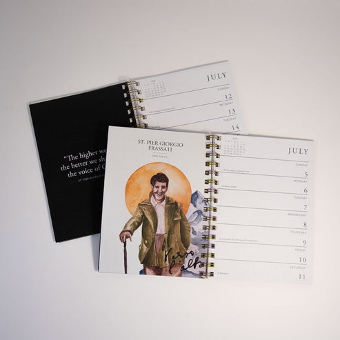 A Year with the Saints Desk  Calendar 2026