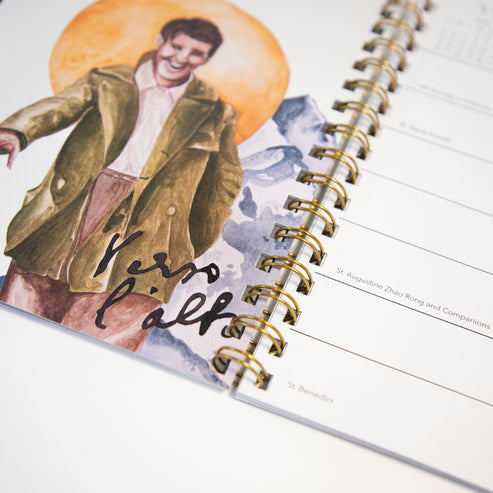 A Year with the Saints Desk  Calendar 2026