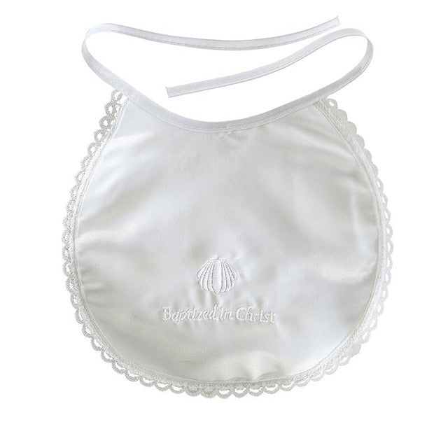 Satin Baptismal Bib