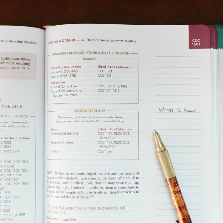 Catholic Note Taking Paper.pdf Catechism of the Catholic Church, Ascension Edition [Notetaking editio